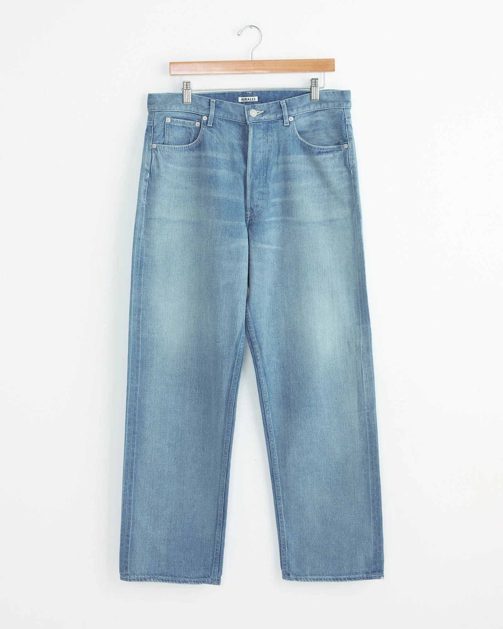 Faded Light Denim Pant in Light Indigo - Image 5