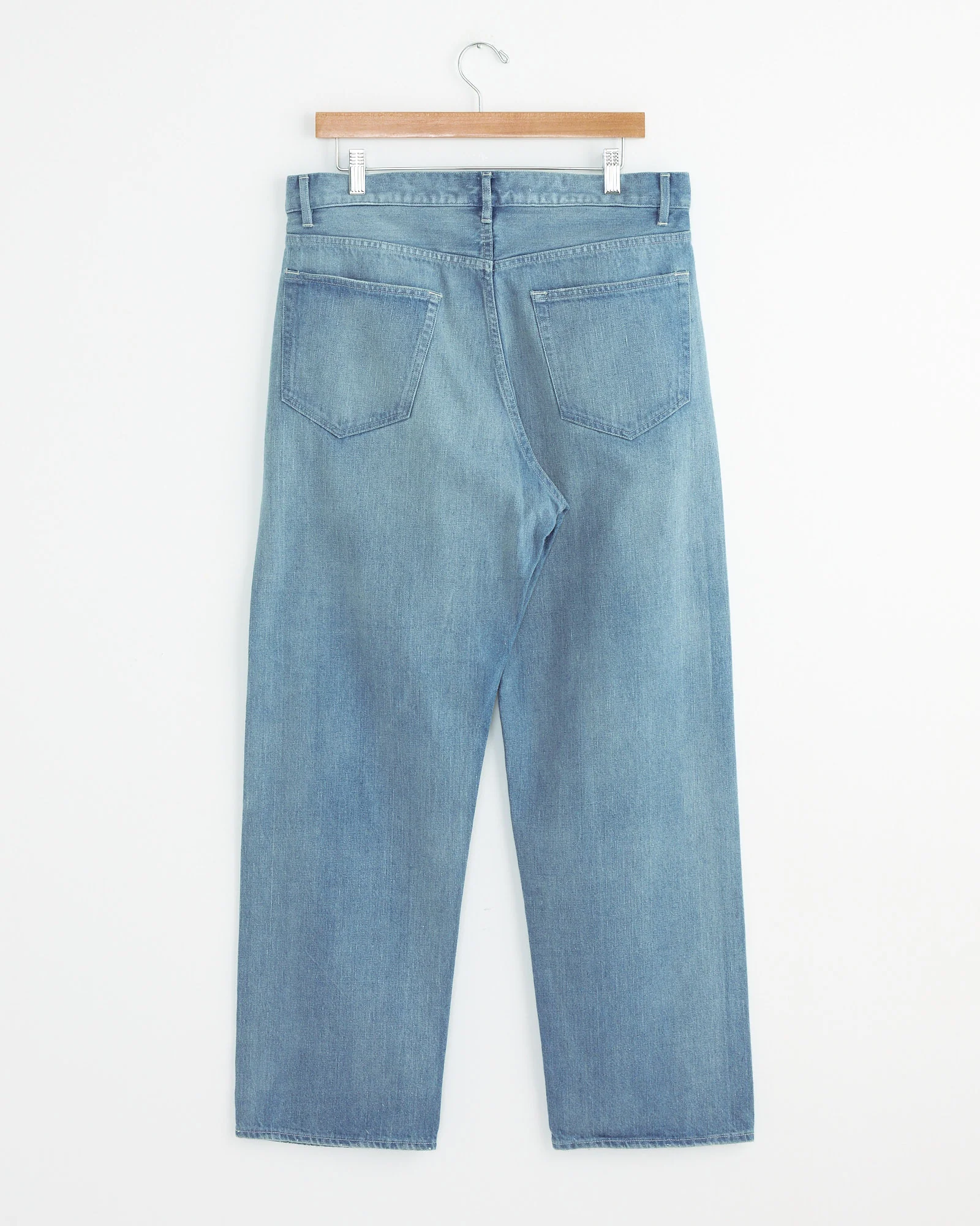 Faded Light Denim Pant in Light Indigo - Image 6
