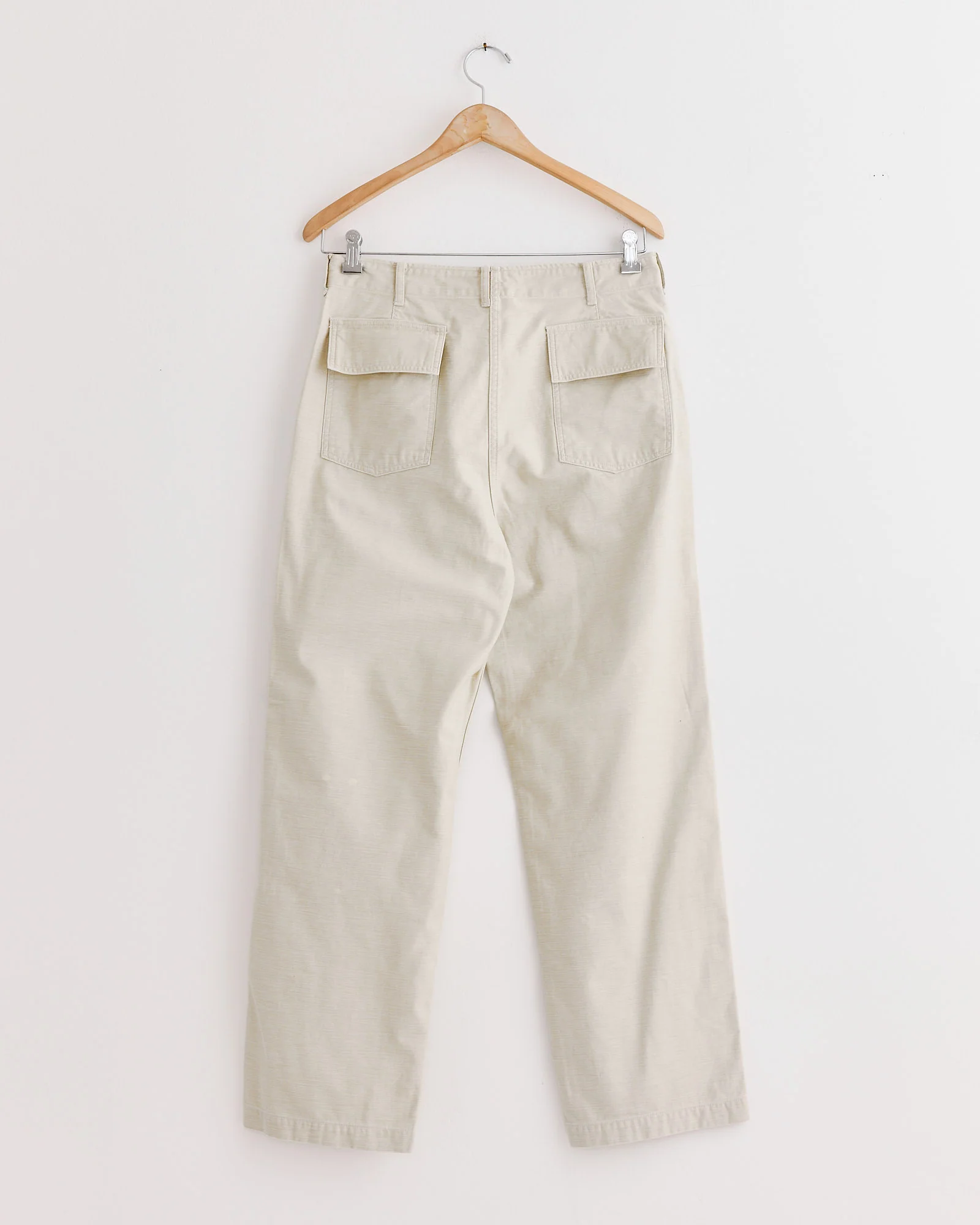 Washed Baggy Baker Pant in Dusty Ivory - Image 3