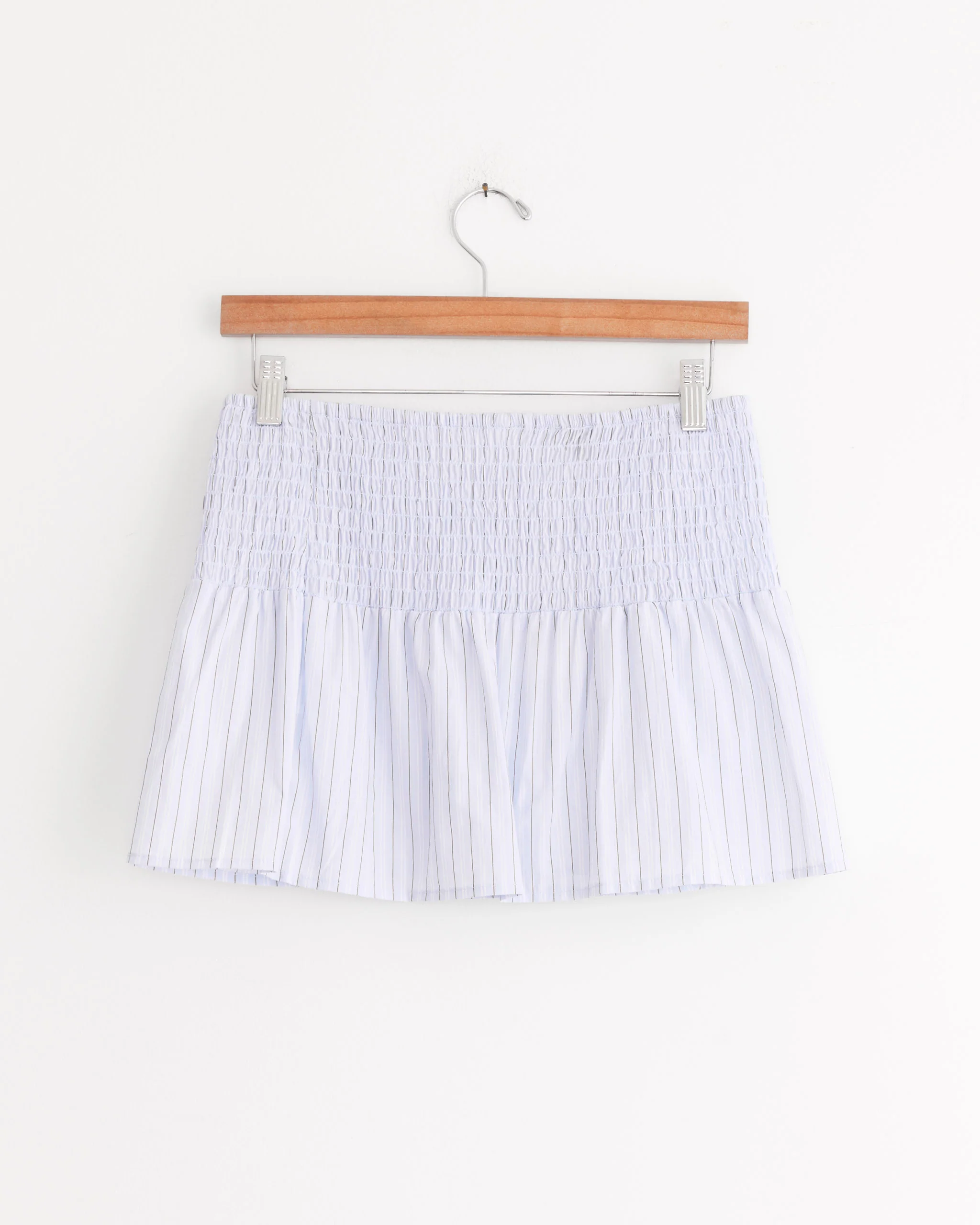 Shirring Skirt in Mineral Stripe - Image 3