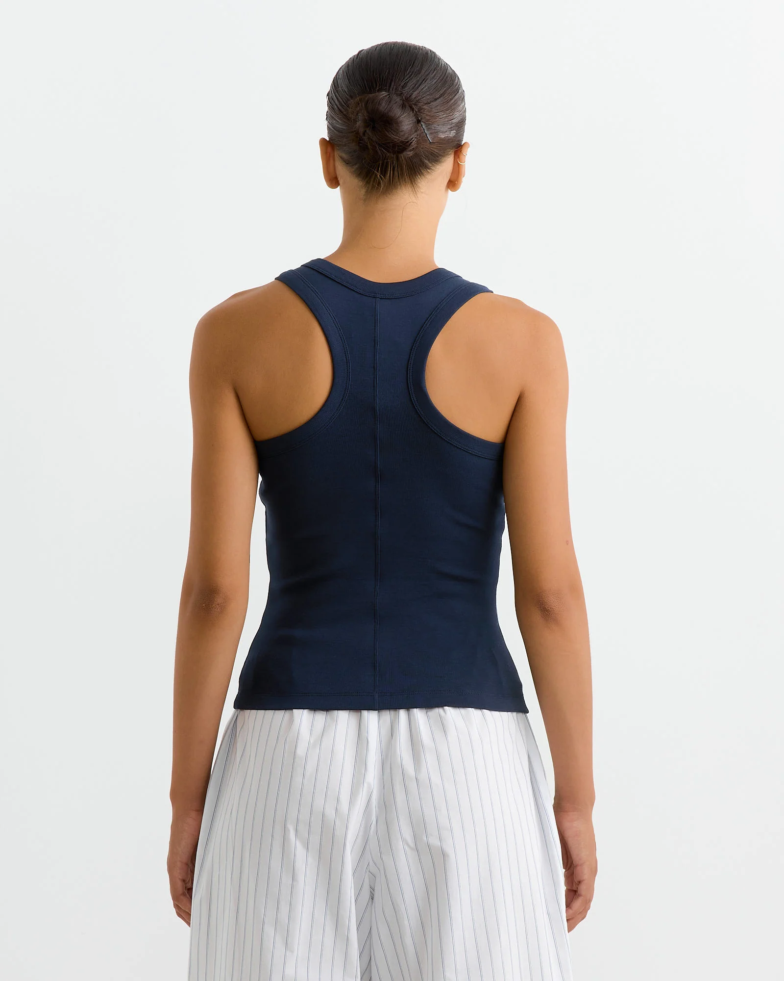 Hannah Tank in Navy - Image 4
