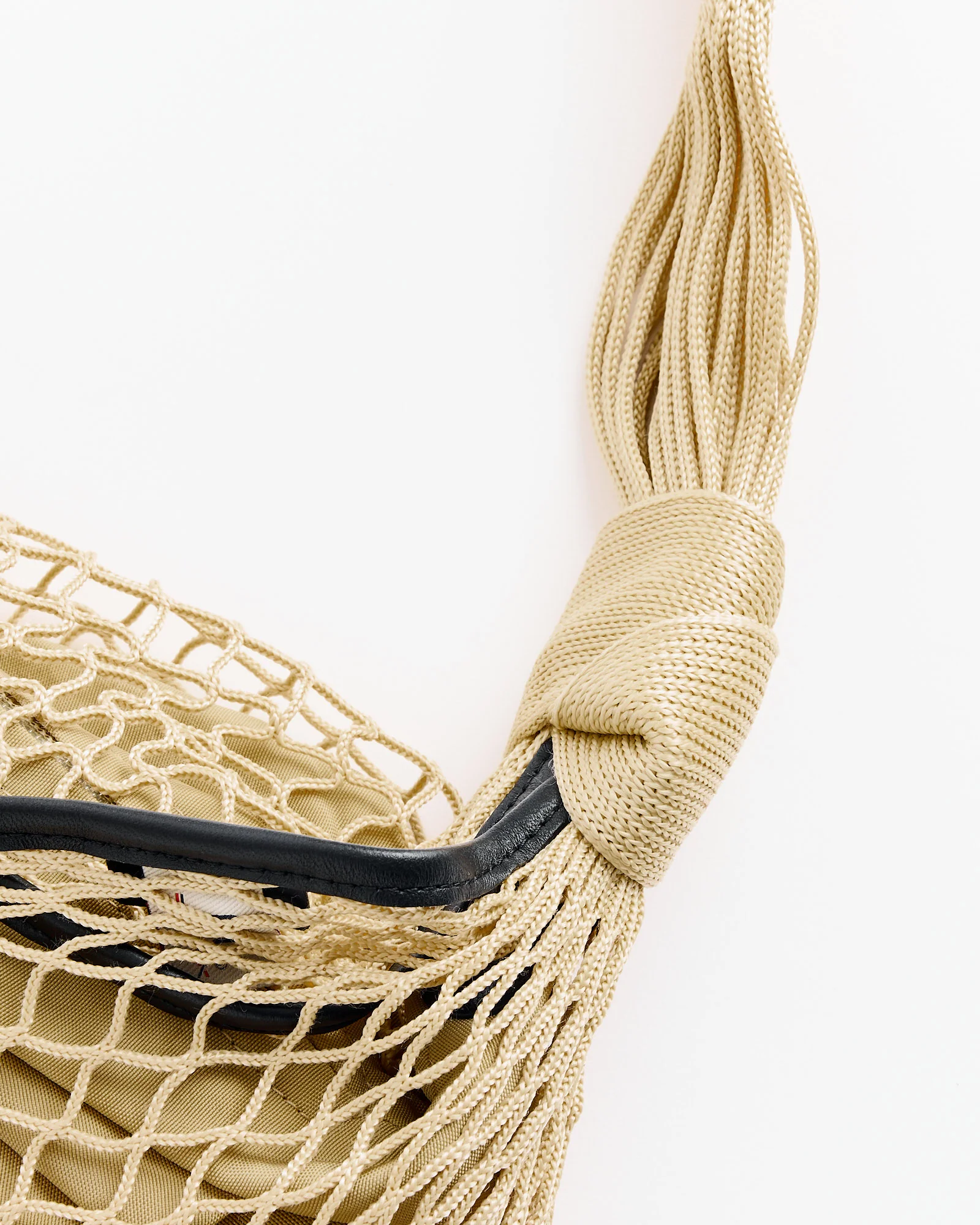 Croissant Filt Bag in Light Beige - Image 3