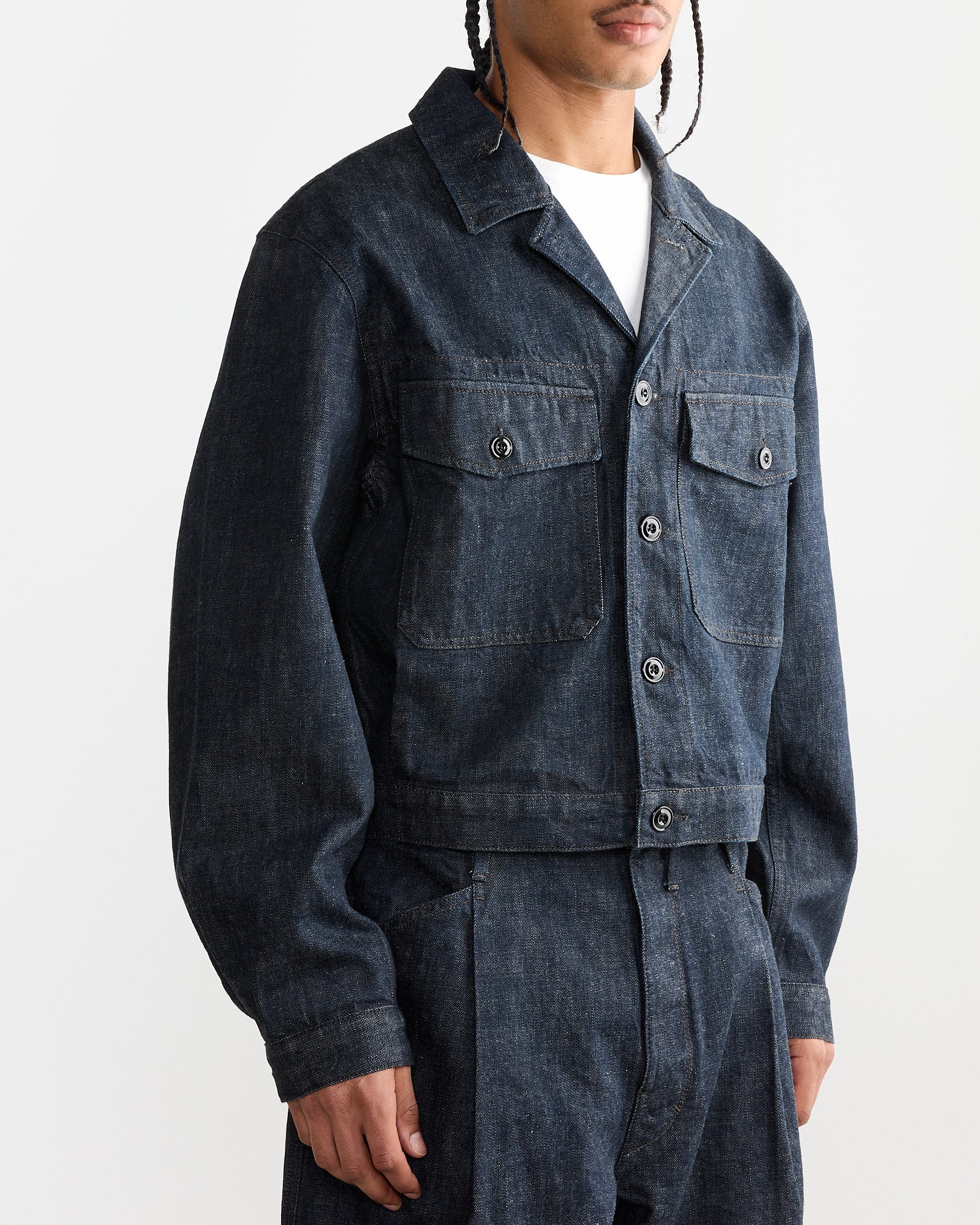 Trucker Jacket in Denim Indigo - Image 3