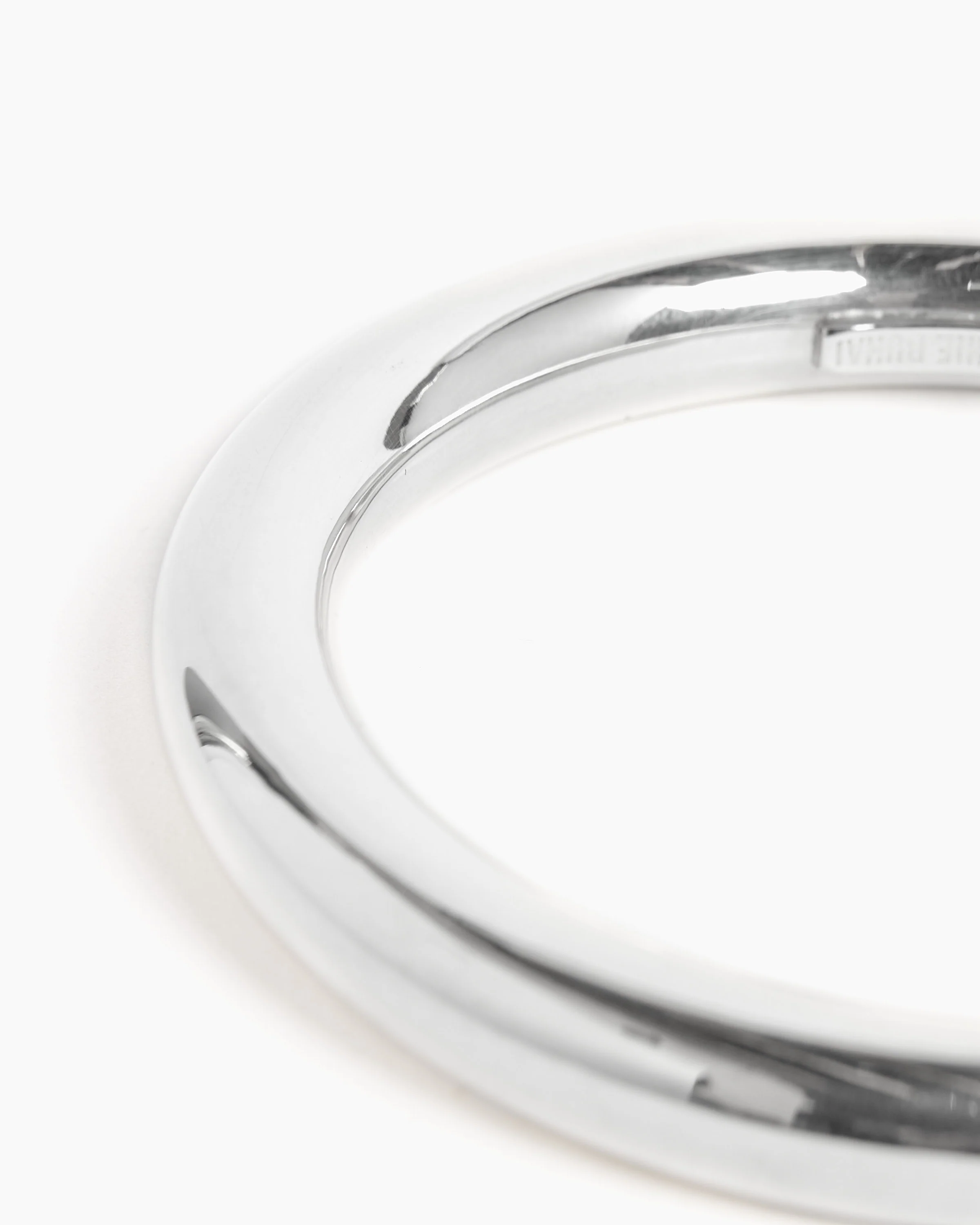 Classic Circle Bangle in Sterling Silver - Image 3