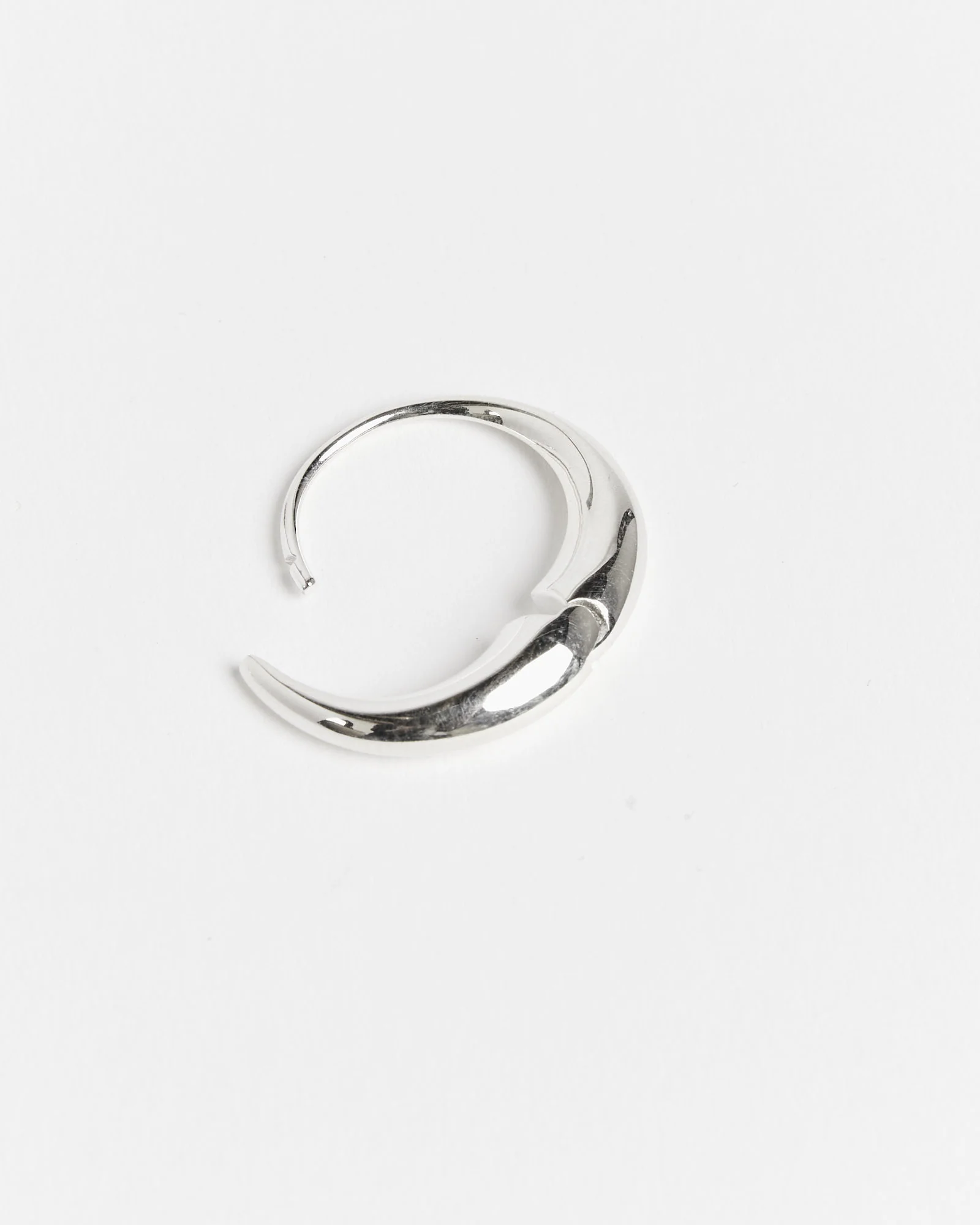 Large Sigrid Hoops in Sterling Silver - Image 3